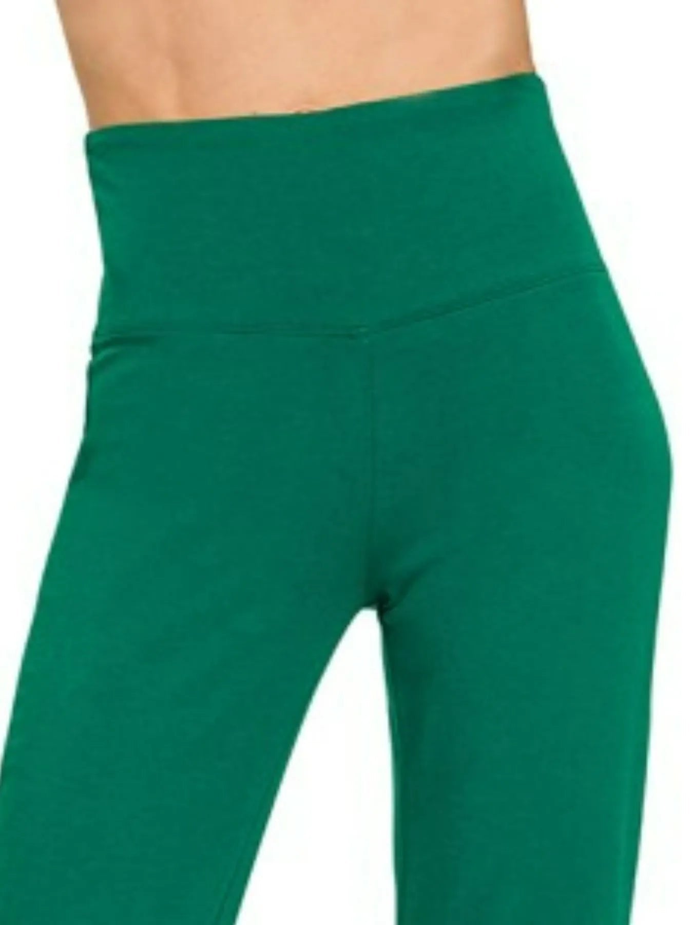 Zenana Wide Waistband Yoga Flare Pants - DILARIA
